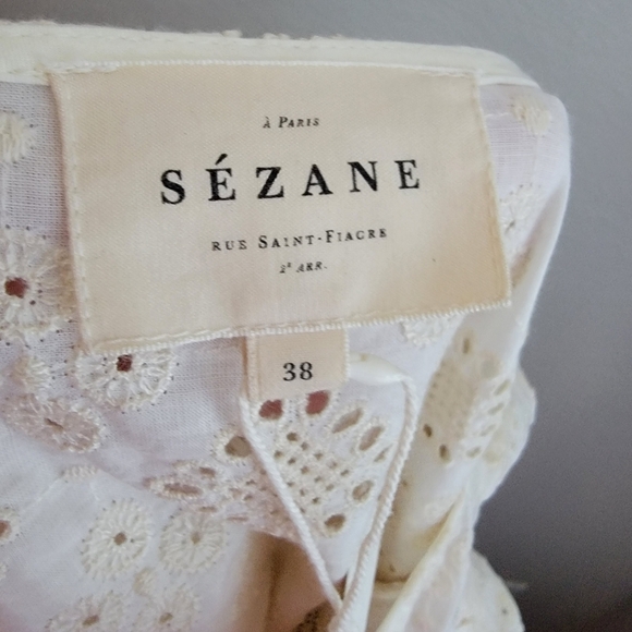 Sezane Boby Shirt size 38 NWT - Picture 6 of 10